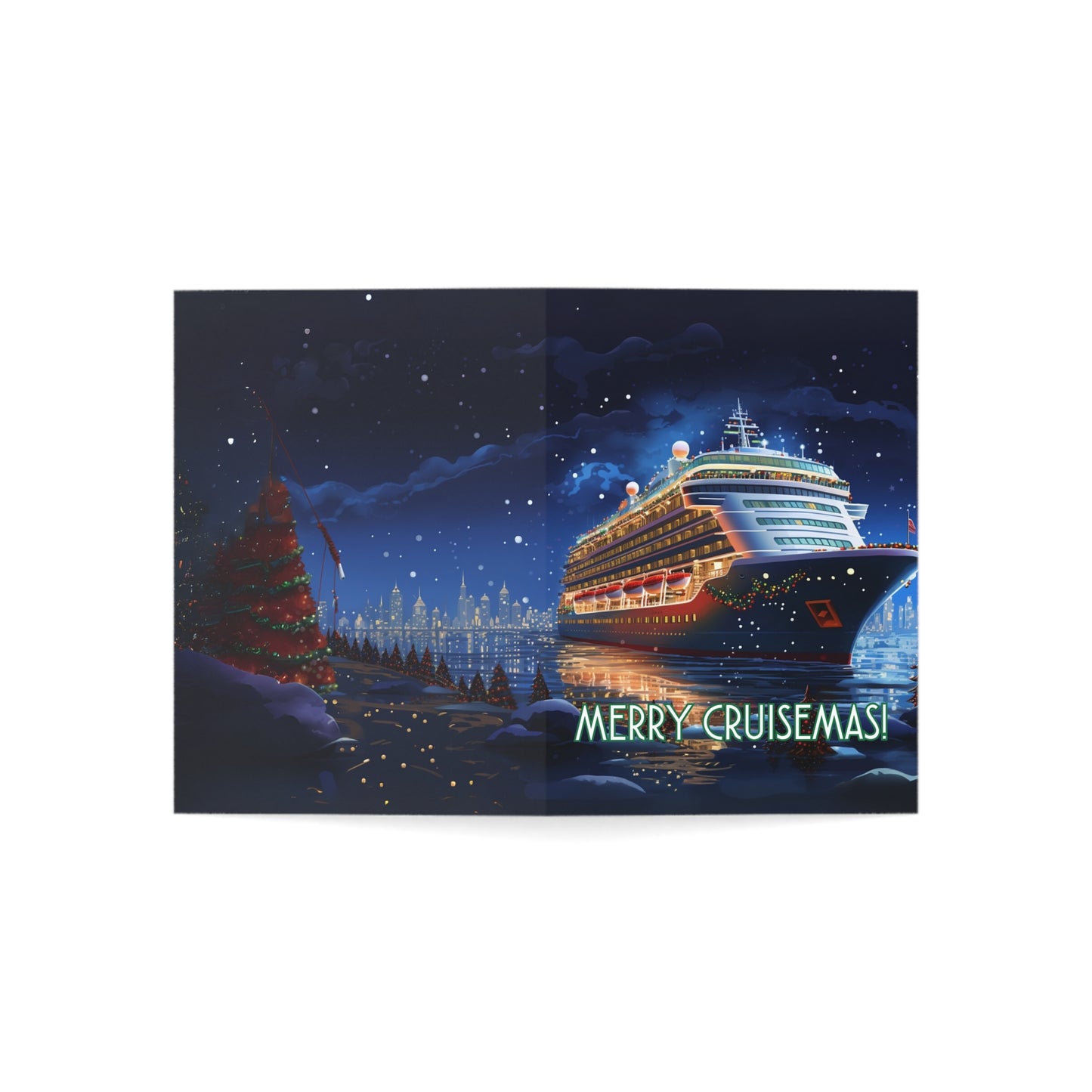 Merry Cruisemas - Cruise Greeting Card