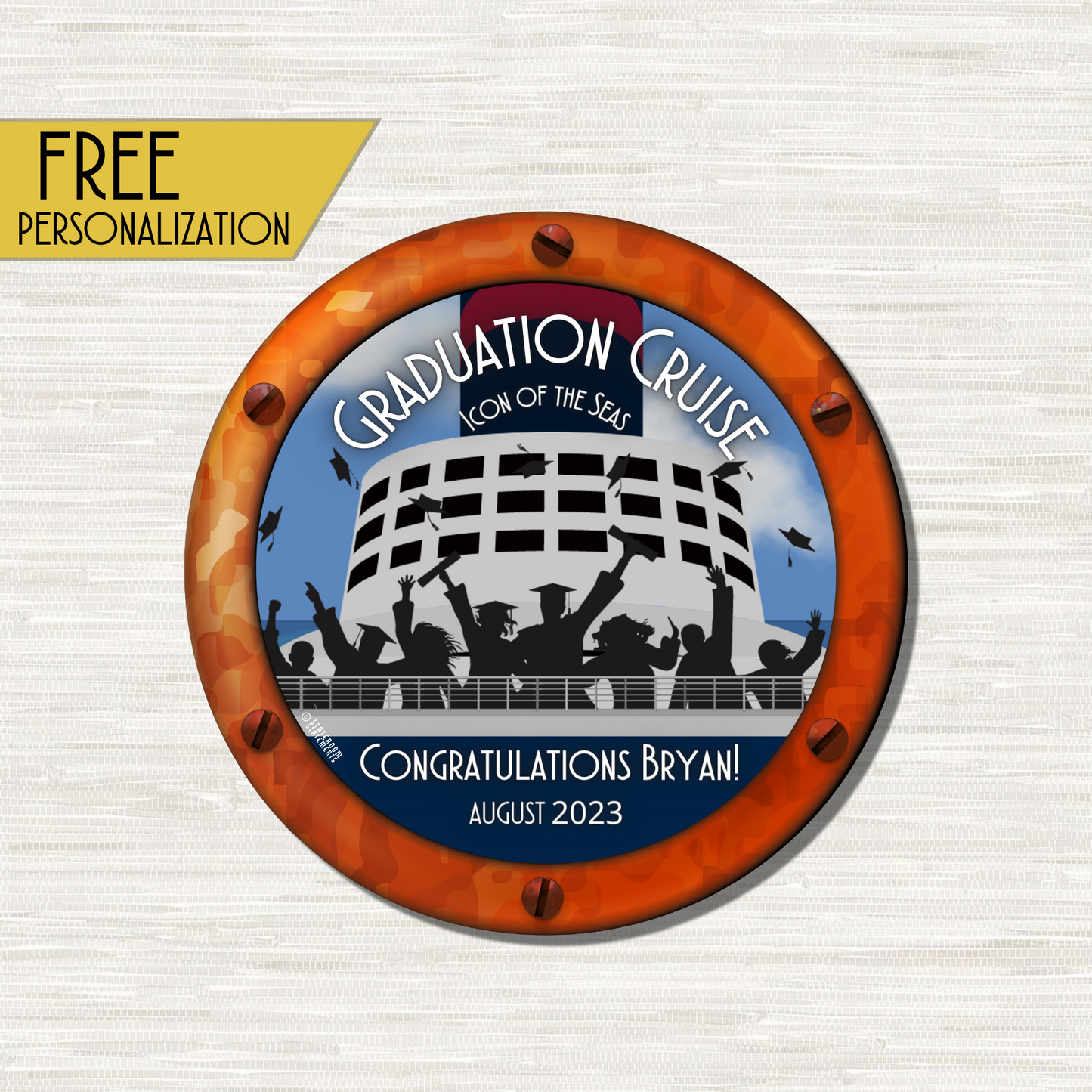 Graduation Cruise - Personalized Cruise Door Magnet
