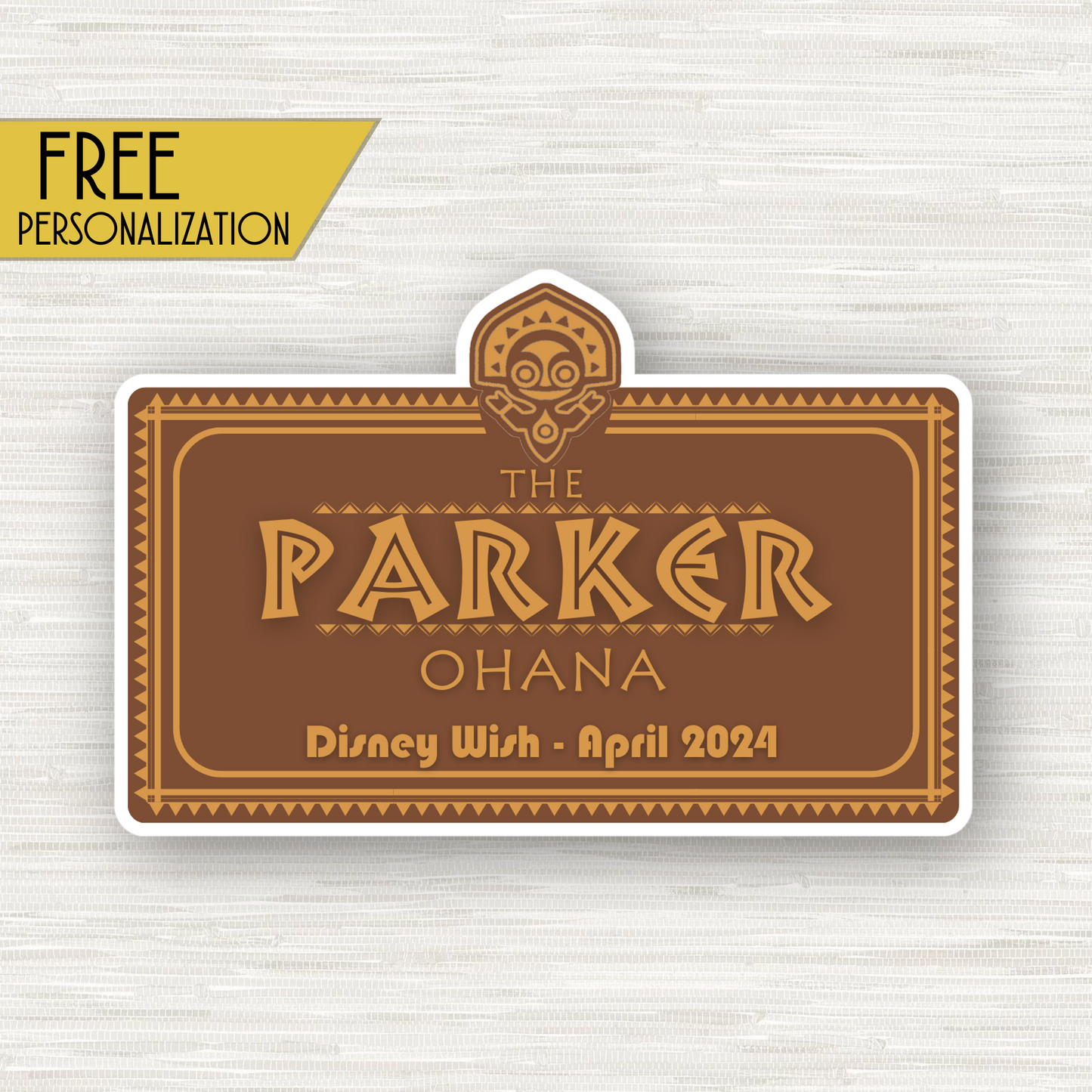 Polynesian - Personalized Disney Cruise Door Magnet