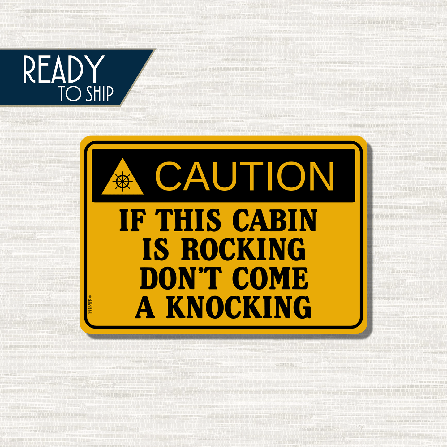 Don't Come A Knocking - Cruise Door Magnet