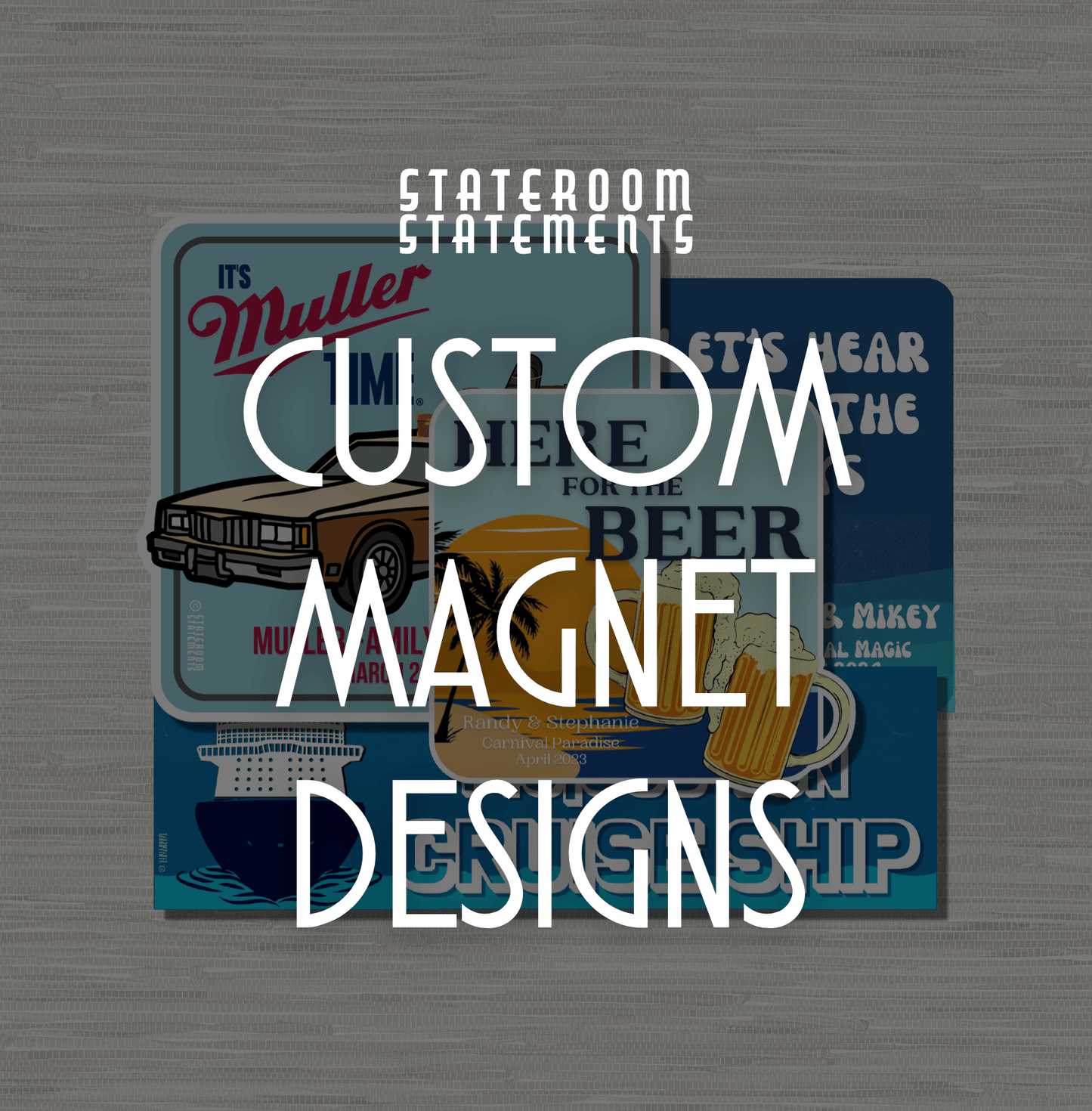 Custom Cruise Magnet Designs - Made-To-Order Cruise Door Magnet | Personalized Magnet