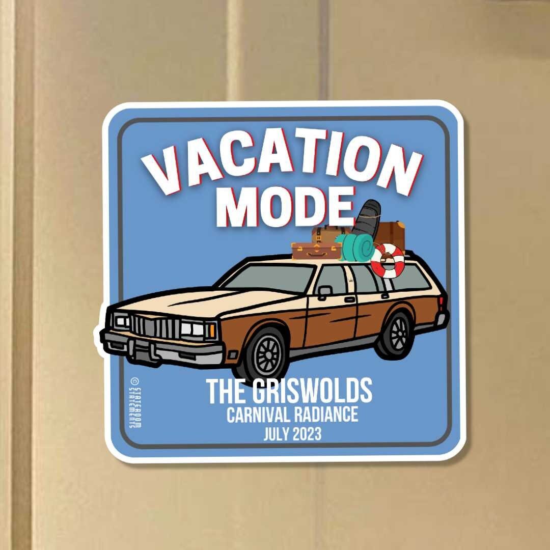 Vacation Mode - Personalized Cruise Door Magnet