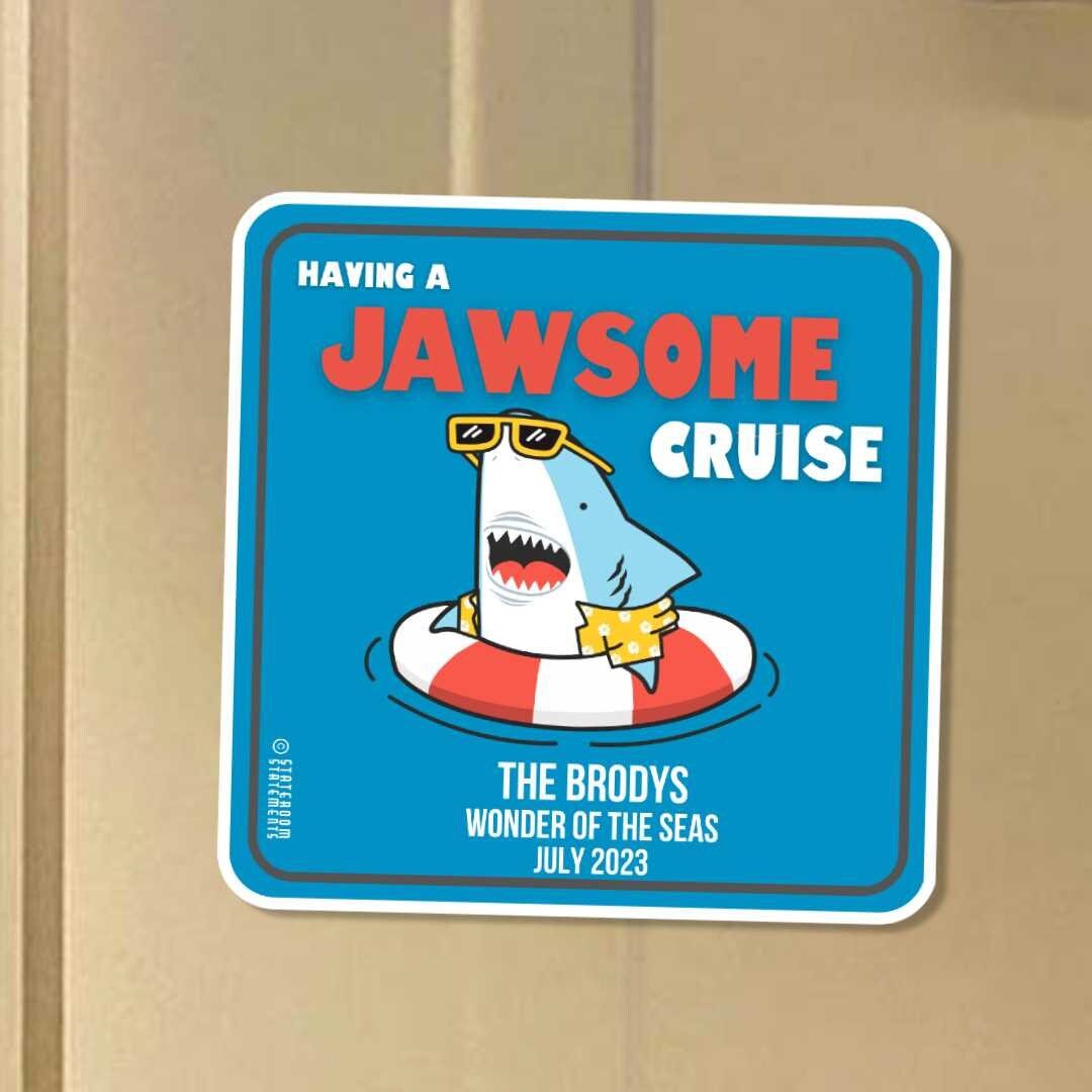 JAWsome - Personalized Cruise Door Magnet