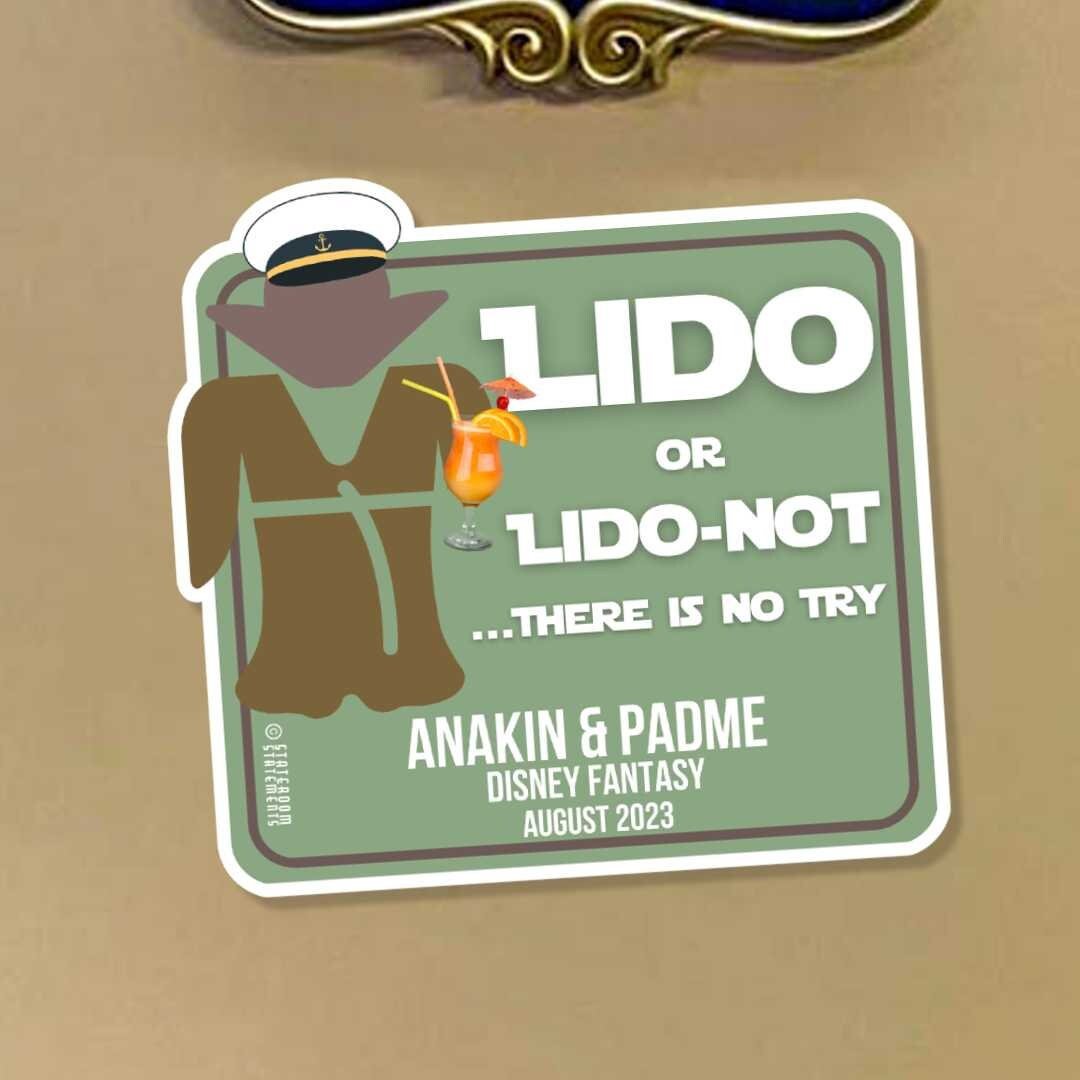 Lido or Lido-Not - Personalized Cruise Magnet