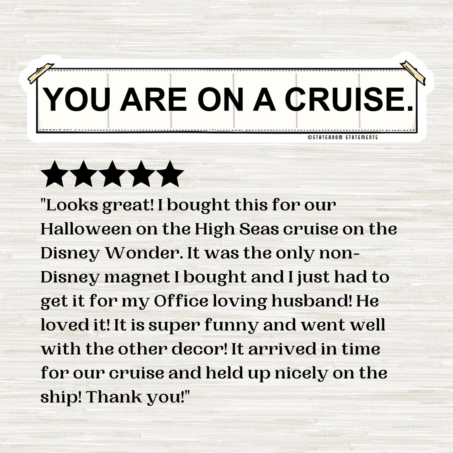 Jurassic Embark - Personalized Cruise Door Magnet