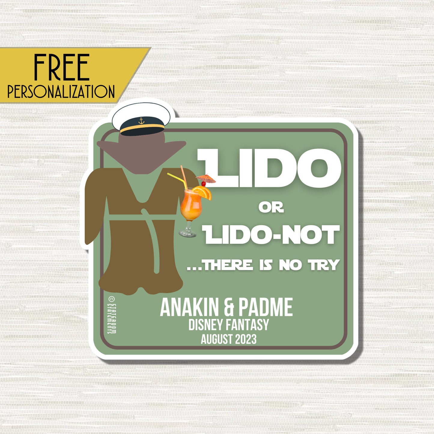 Lido or Lido-Not - Personalized Cruise Magnet