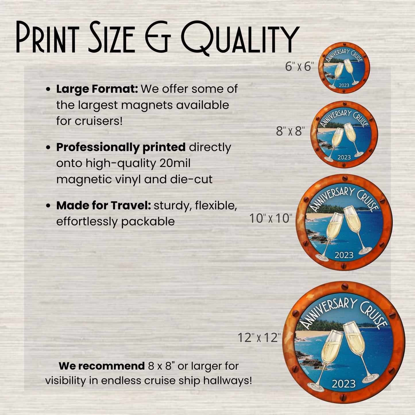 Let's Get Shipfaced - Cruise Door Magnet