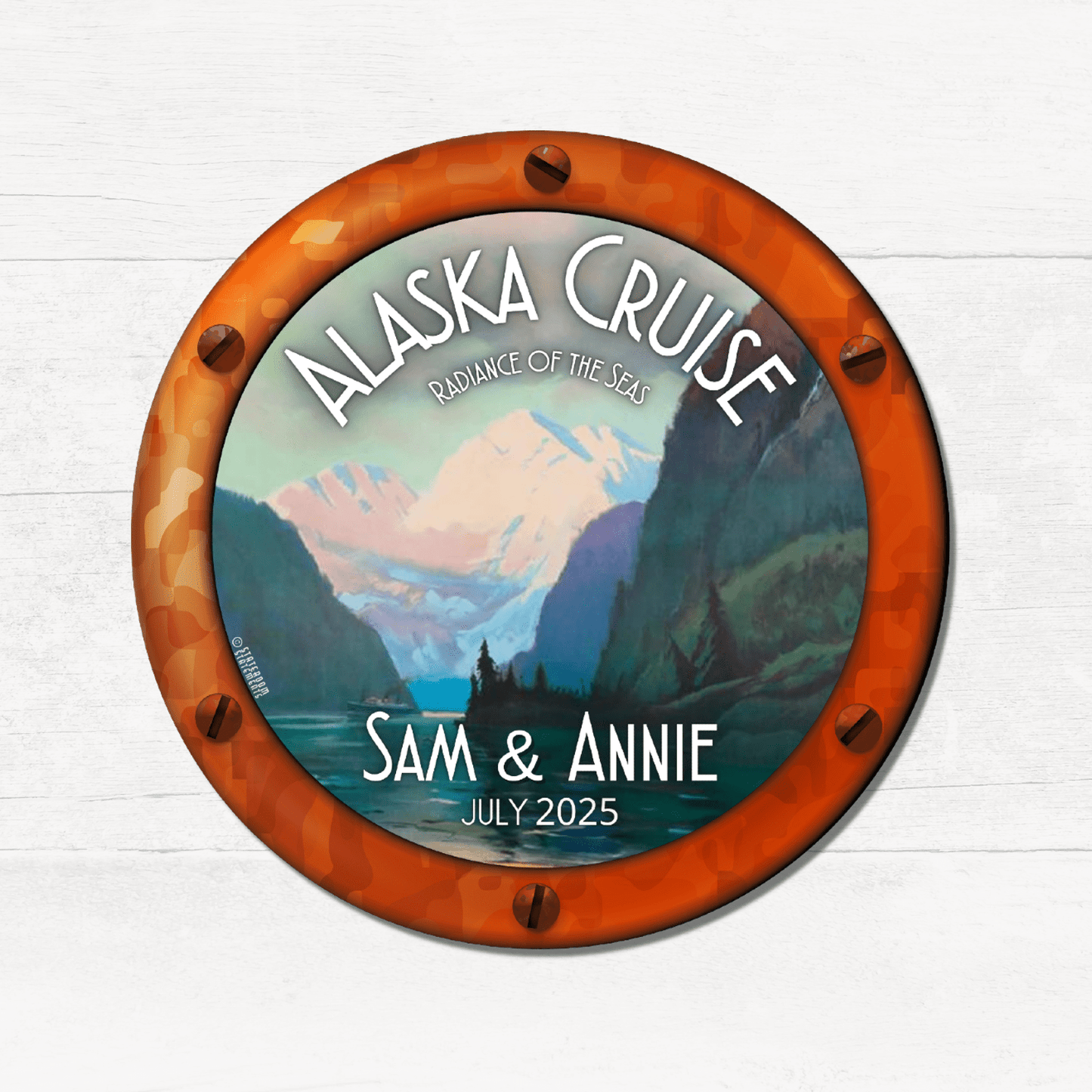 Alaska Cruise - Personalized Cruise Door Magnet