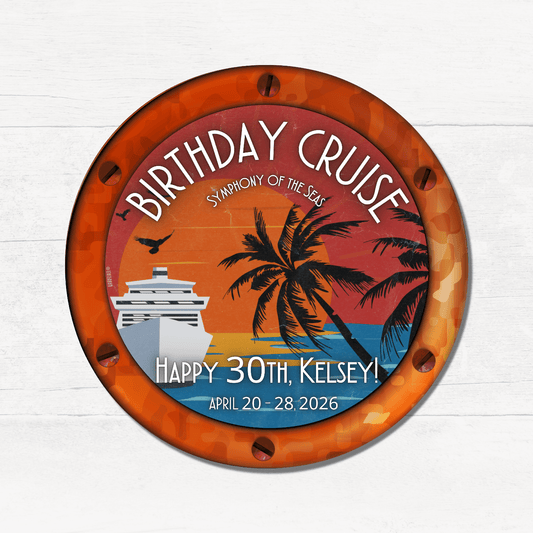 Birthday Cruise - Personalized Cruise Door Magnet