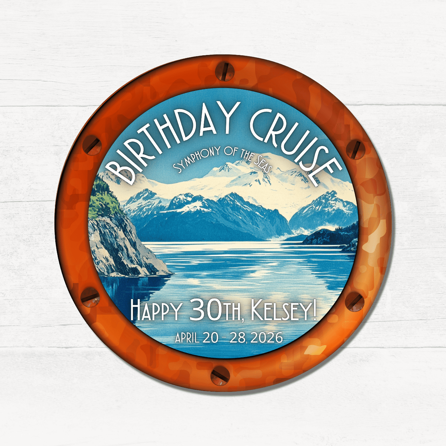 Birthday Cruise - Personalized Cruise Door Magnet