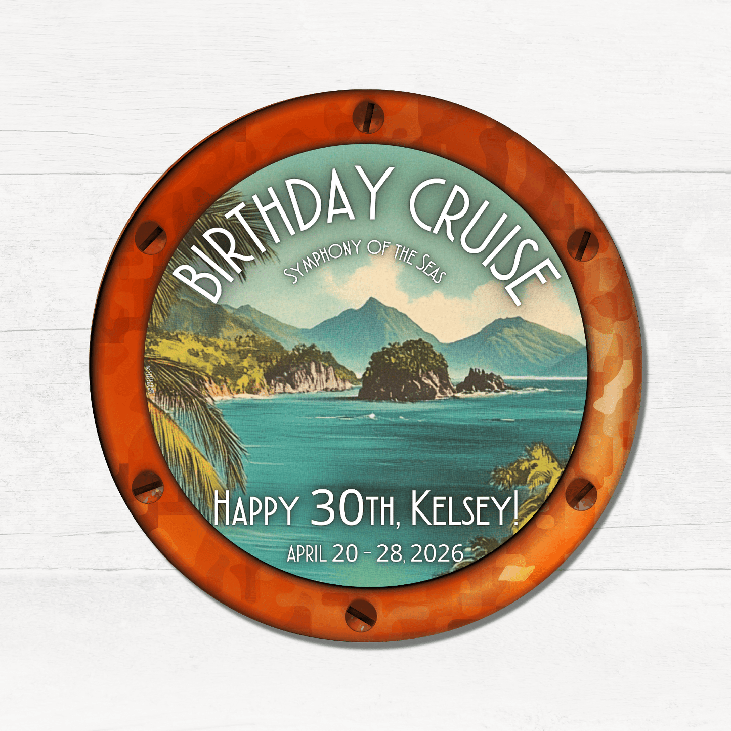 Birthday Cruise - Personalized Cruise Door Magnet