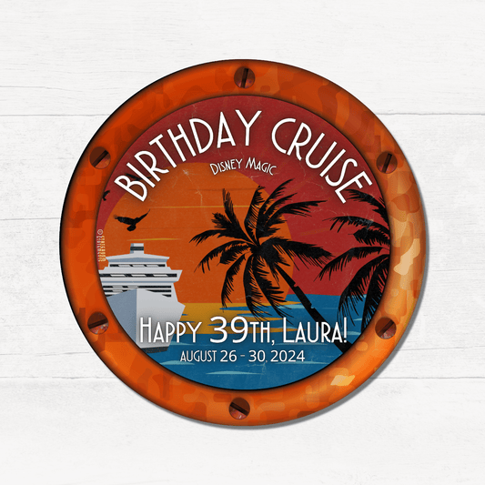 Birthday Cruise - Personalized Cruise Door Magnet