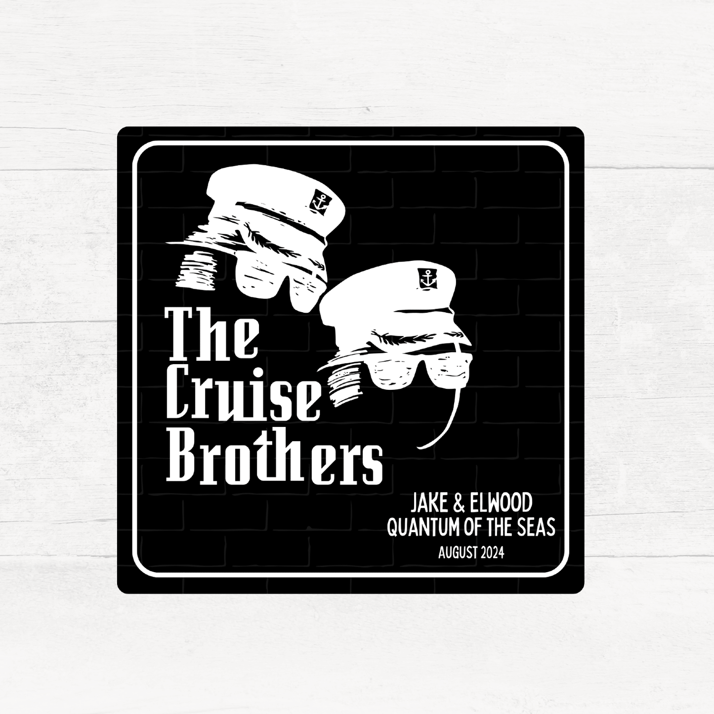 The Cruise Brothers - Personalized Cruise Magnet