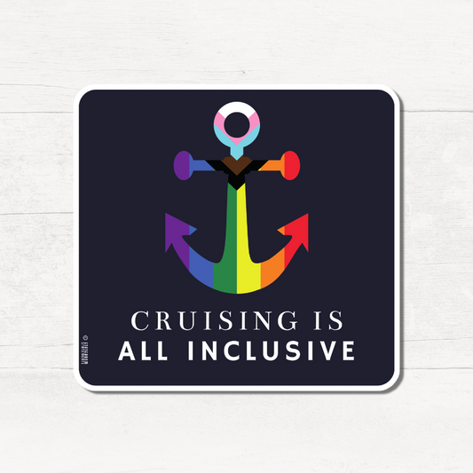 Cruising is All Inclusive - Cruise Door Magnet