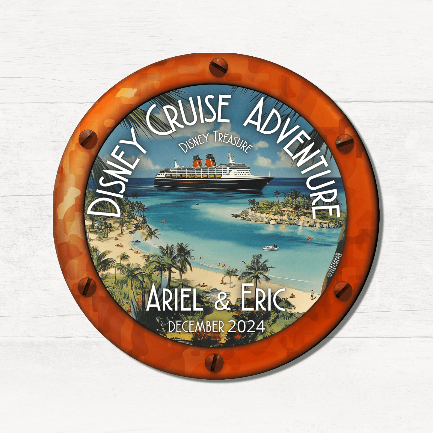 Disney Cruise Adventure - Personalized Cruise Door Magnet