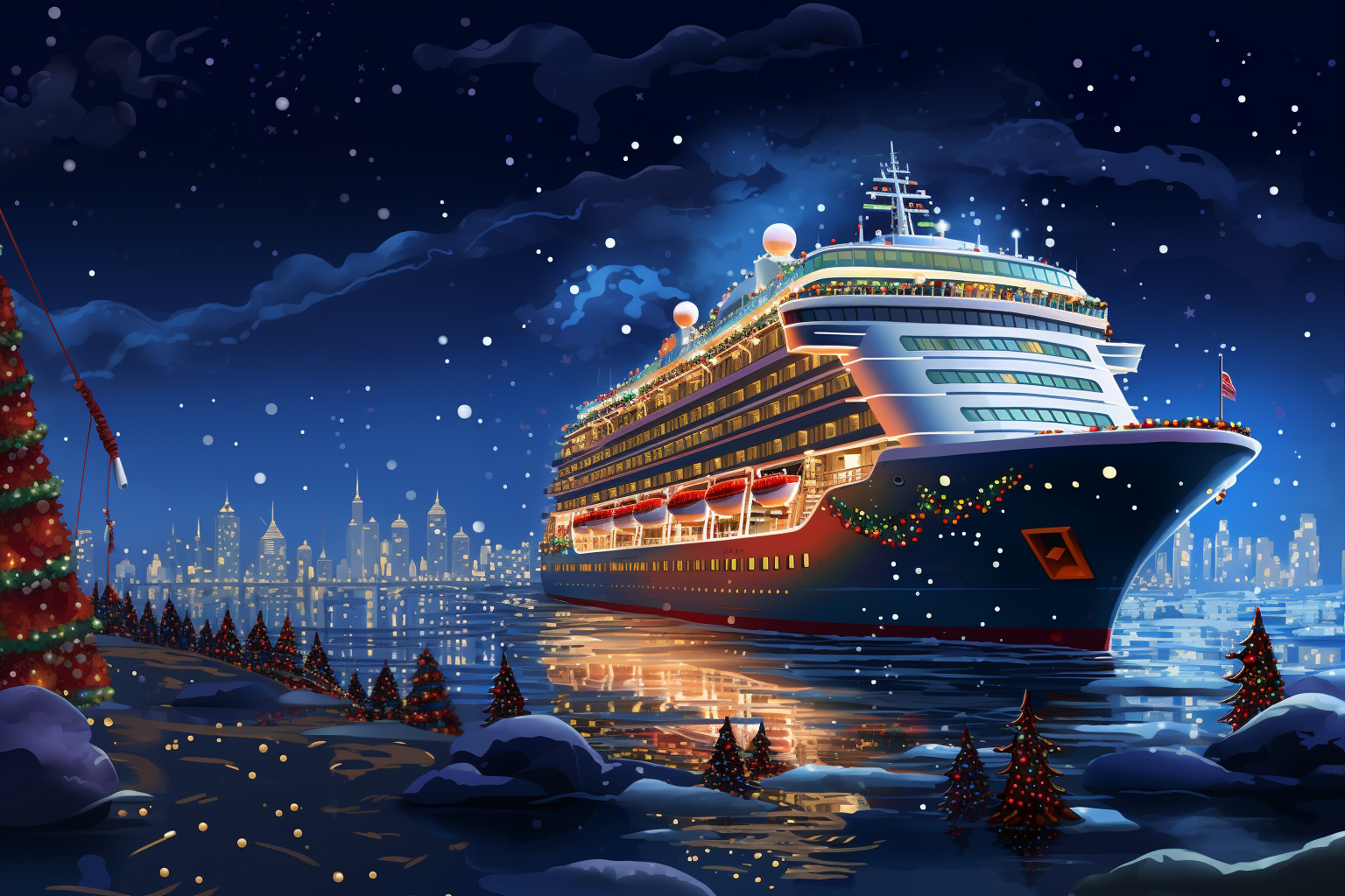 Cruisemas Holiday Cruise Decorations Clever Cruise Gifts & Apparel Christmas Cruise