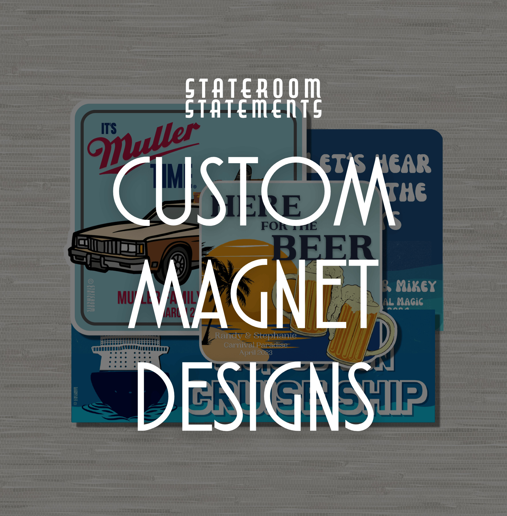 Custom Cruise Magnet Designs - Made-To-Order Cruise Door Magnet | Pers ...