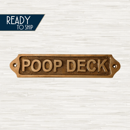 Poop Deck - Cruise Door Magnet