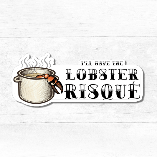 Lobster Risqué - Cruise Door Magnet | Funny Cruise Magnet | Cruise Decoration